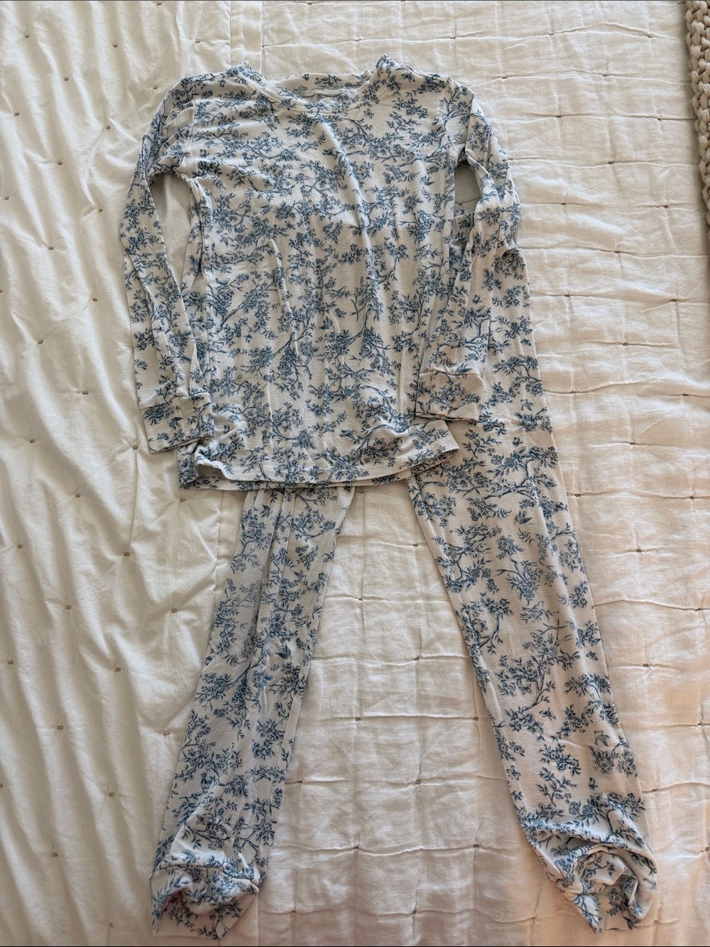 Plain Jane Floral Long Sleeve Pajama Set